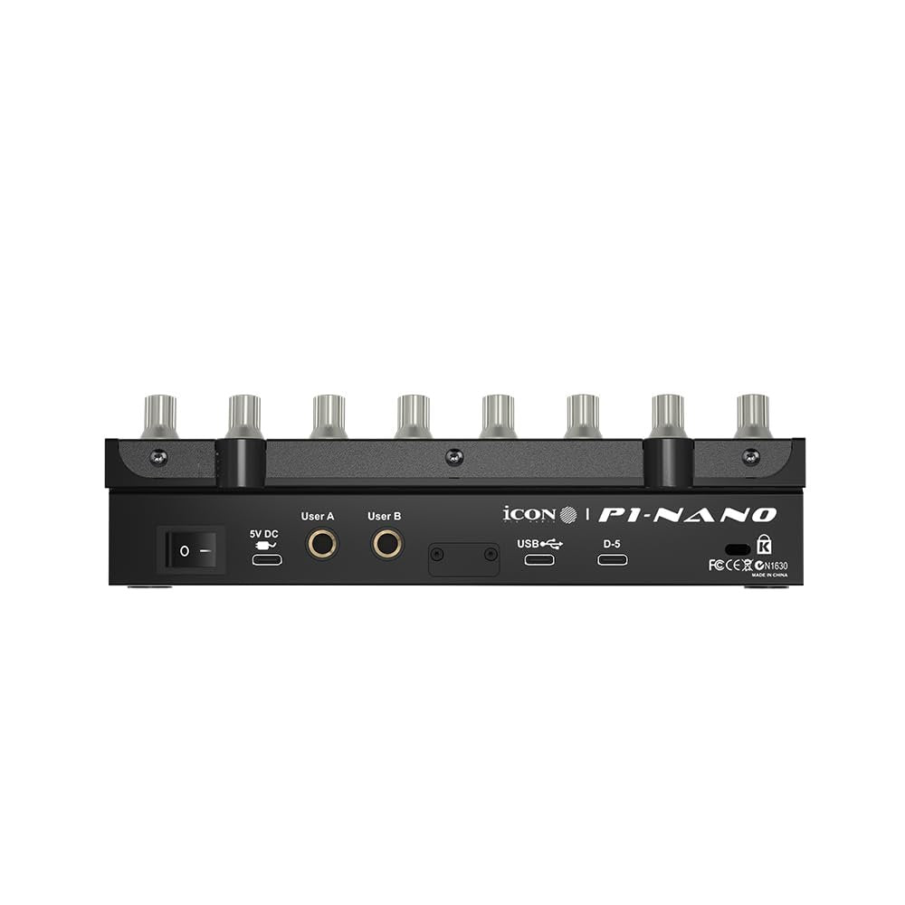 Icon Pro Audio P1-Nano Compact DAW Control Surface Bundle with D5 Display