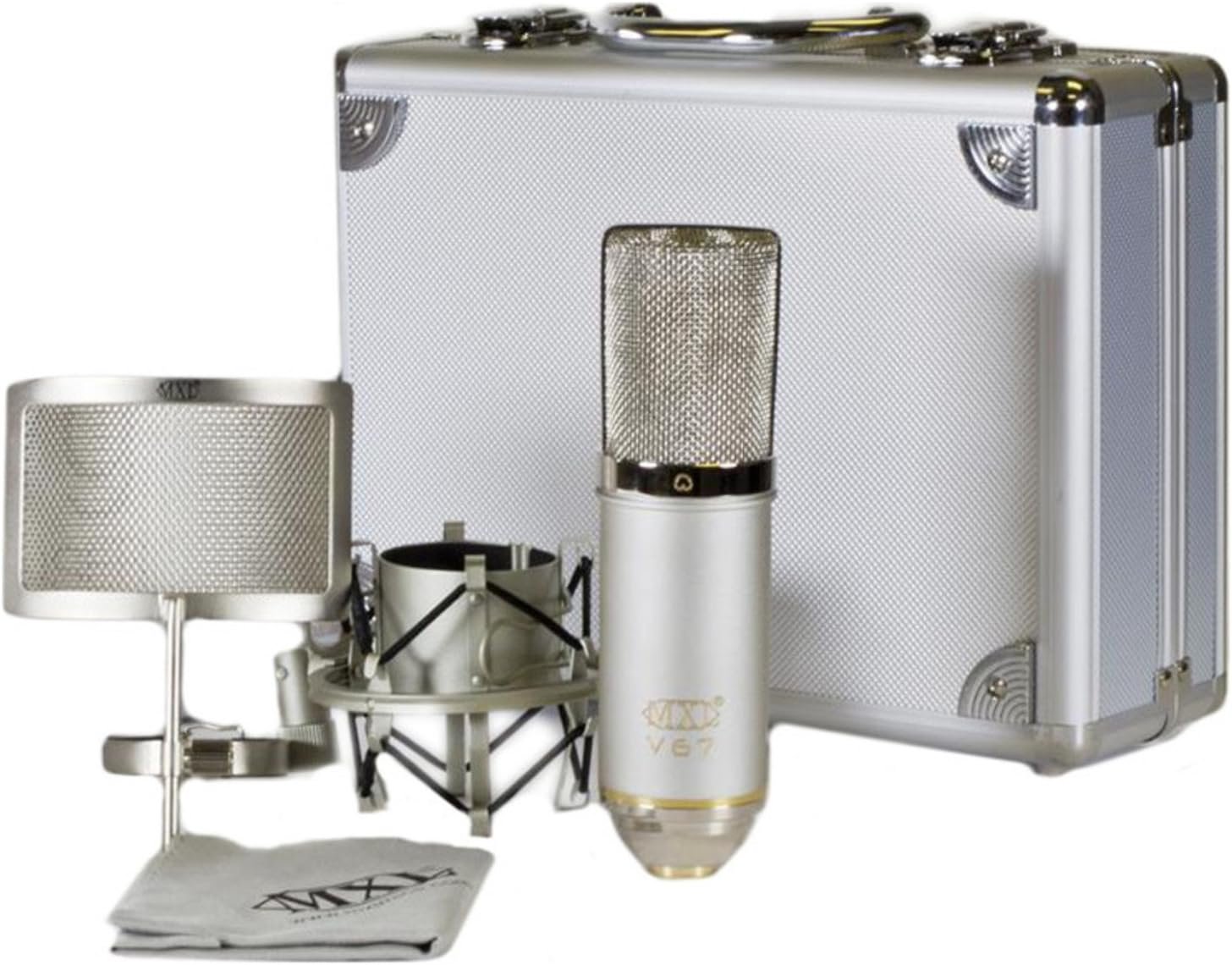 MXL V67I FET Condenser Microphone with Dual Sided Capsule Tuned for “Warm” and Bright.” Voicing