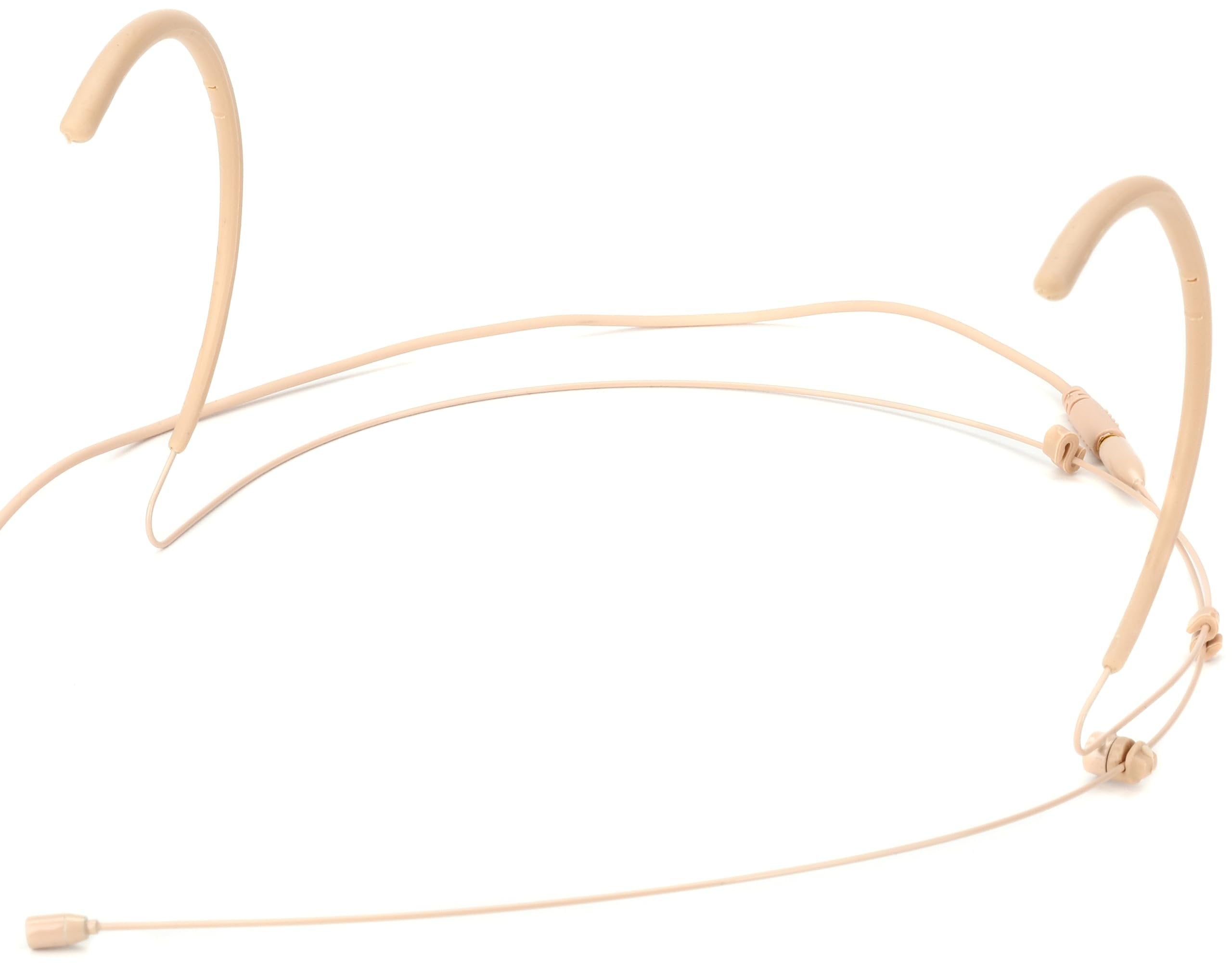 Galaxy Audio HSM8-OBG-4SHU Omnidirectional Earset Microphone with Shure Wireless Connector - Beige