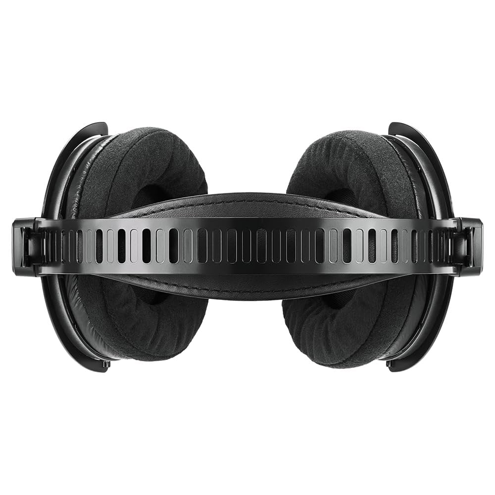 Audio-Technica ATH-R70xa Professional Open-Back Reference Headphones Bundle with 25ft Pig Hog Headphone Extension Cable (1/4") & Polishing Cloth – Studio Monitoring, Mixing & Critical Listening