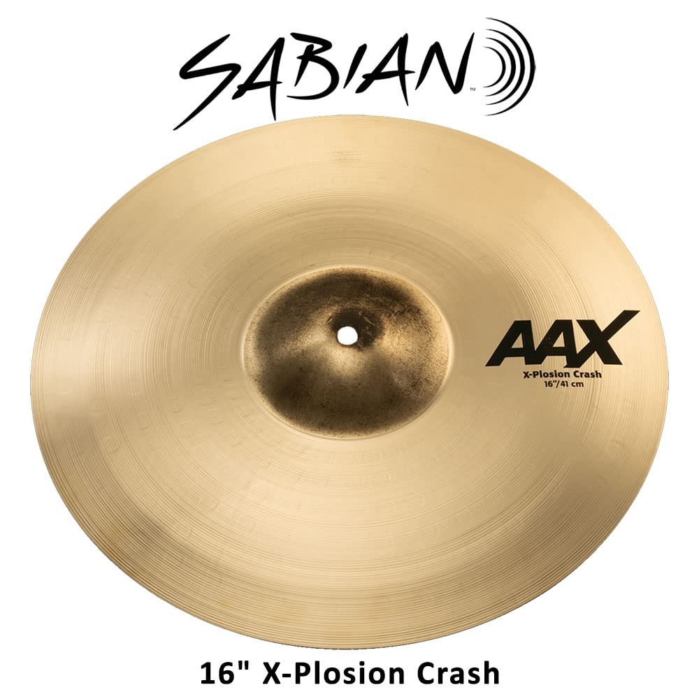 SABIAN AAX Series Crash Cymbal – Thin, X-Plosion & X-Plosion Fast