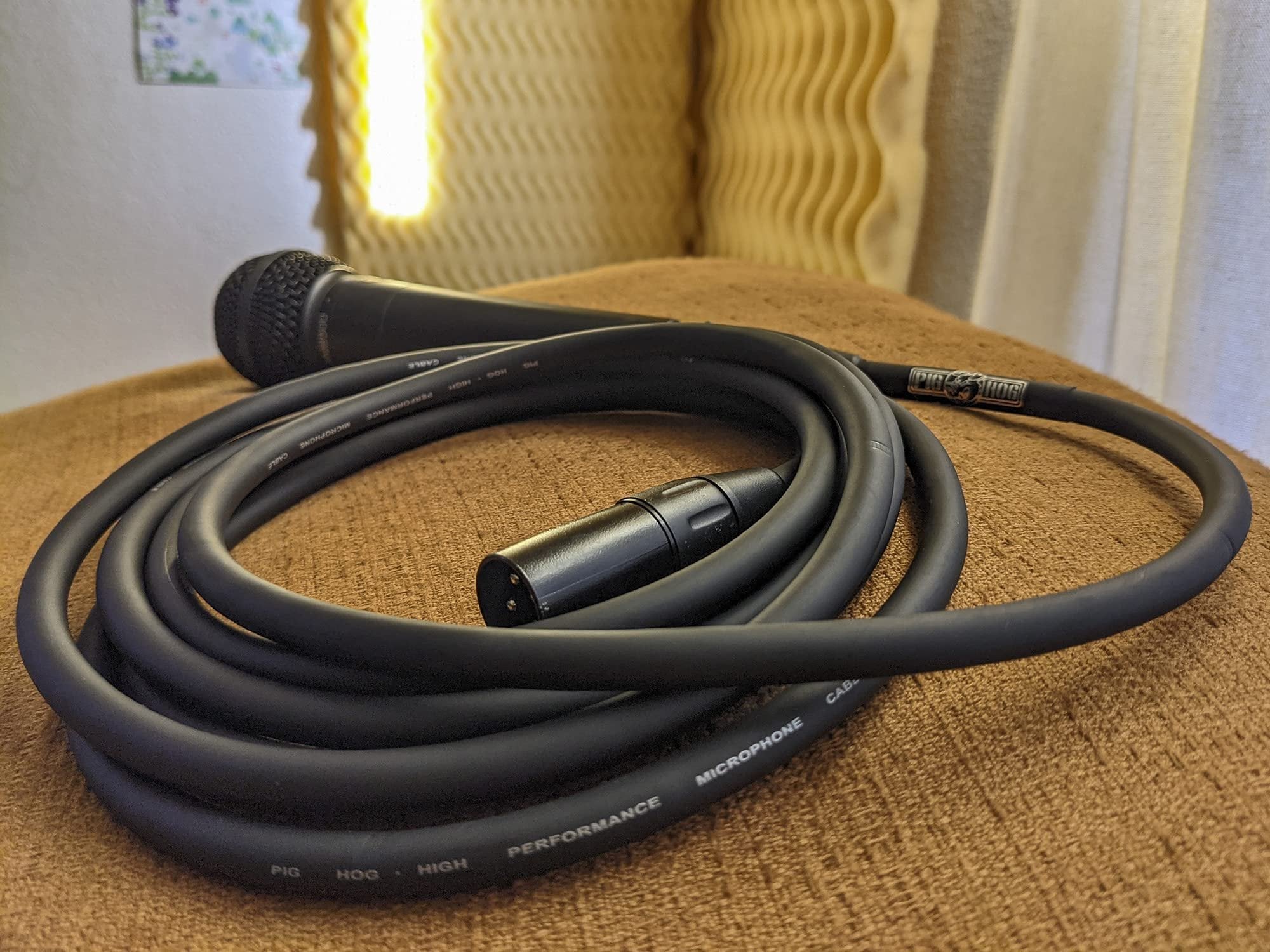 Pig Hog PHM50 High Performance 8mm XLR Microphone Cable, Black , 50 Feet