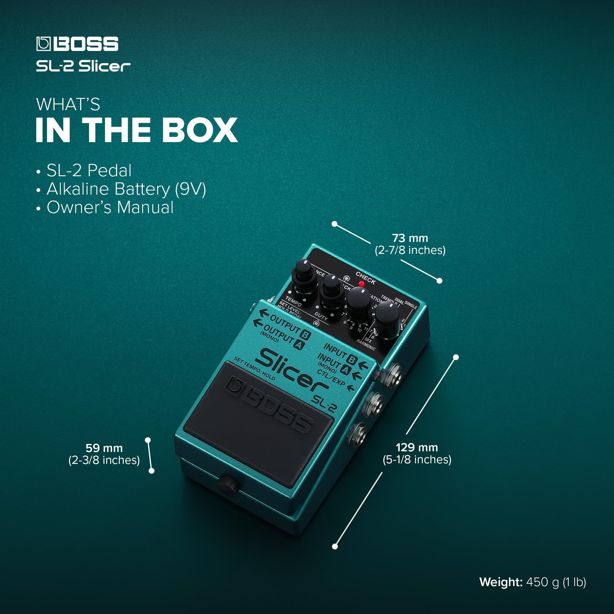 Boss SL-2 Slicer Audio Pattern Processor Pedal