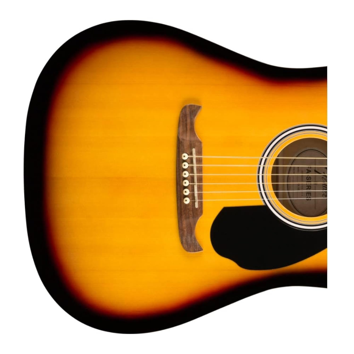 Fender FA-125 Dreadnought Acoustic Guitar with Gig Bag, Sunburst