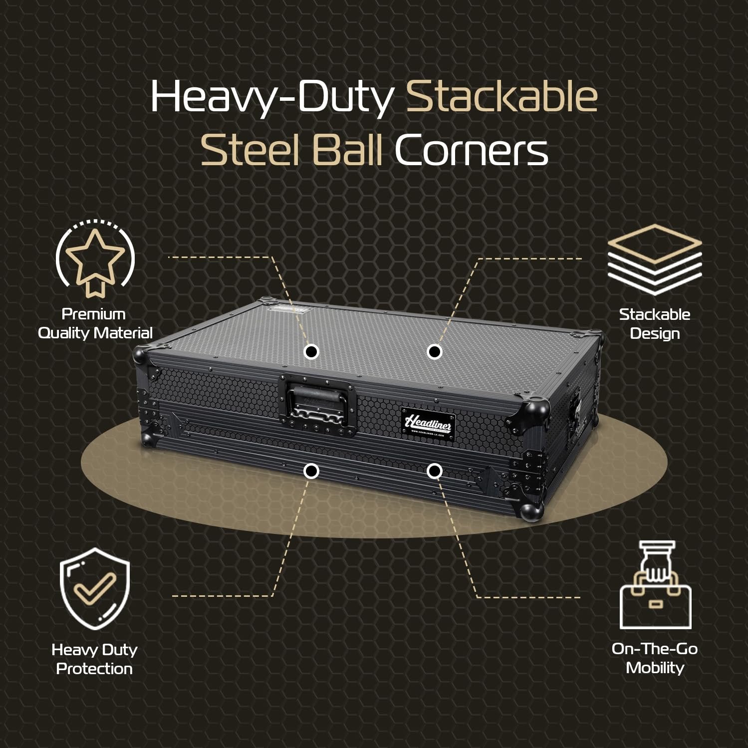 Headliner Flight Case for Pioneer DJ DDJ-REV5 Controller