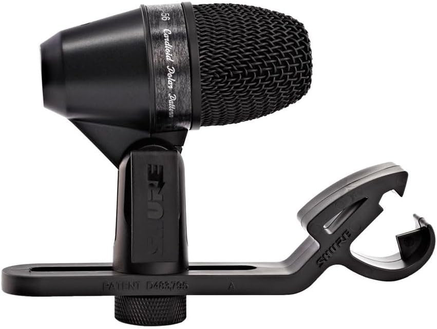 Shure PGA56 Dynamic Microphone with Cardioid Pattern and Swivel-Mount Snare/Tom Design