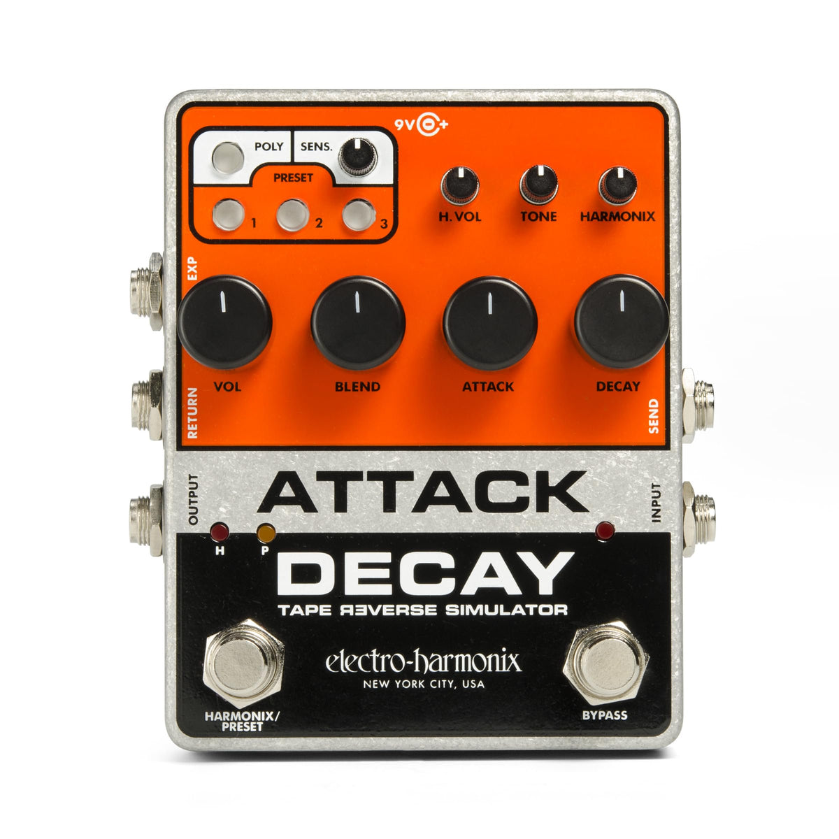 Electro-Harmonix Attack Decay Tape Reverse Simulator Pedal