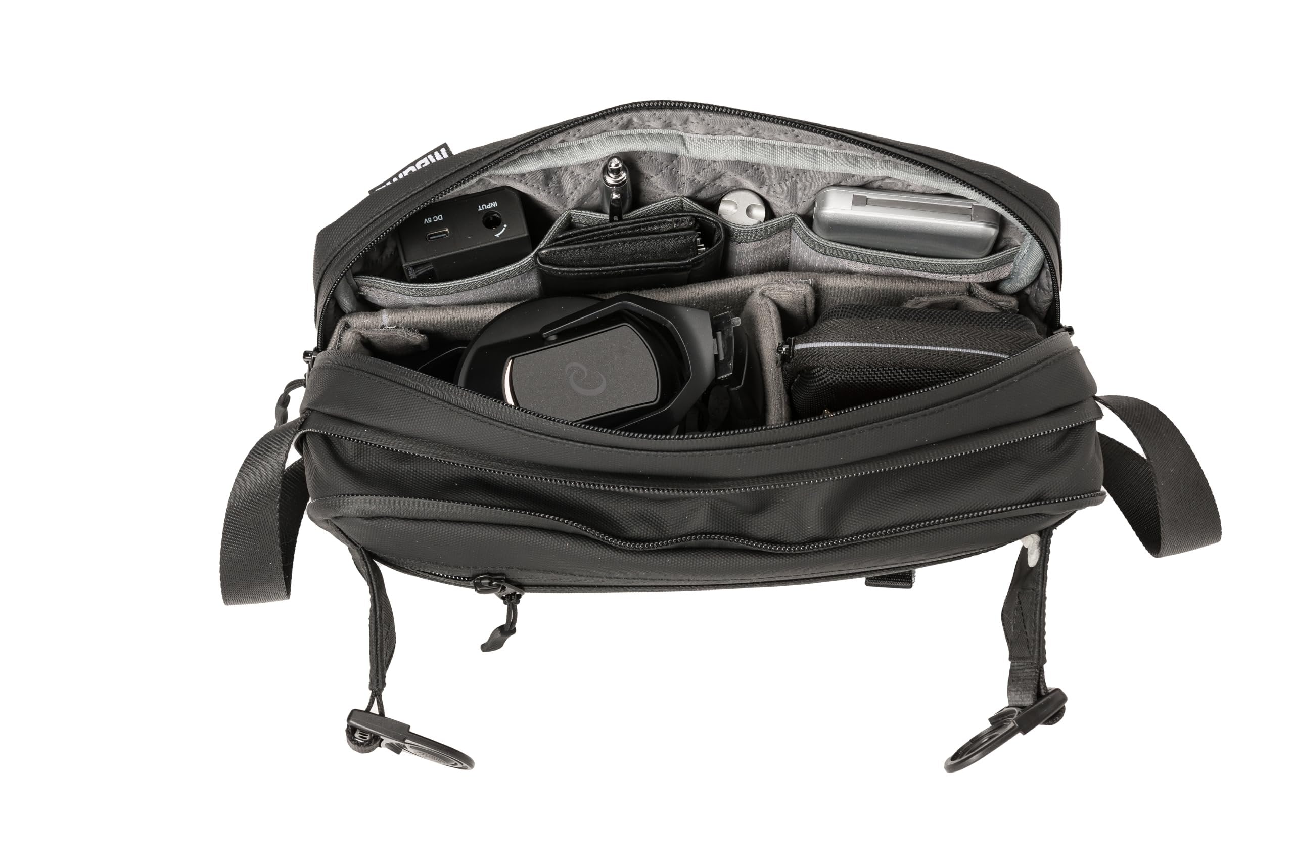 Magma Solid Blaze X-Bag Crossbody Bag for DJs and Creators; Holds Headphones, USB Drives, Power Banks, Cameras, Portable Recorders, Wireless Microphones and more in Style