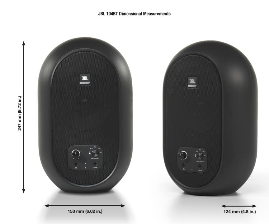 JBL Professional 1 Series 104-Bt Bluetooth Multimedia Corded Electric Desktop speakers