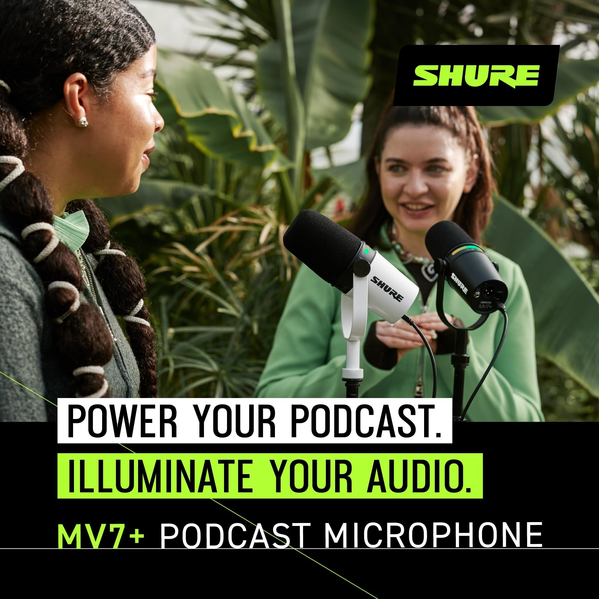 Shure MV7 USB Podcast Microphone - Silver