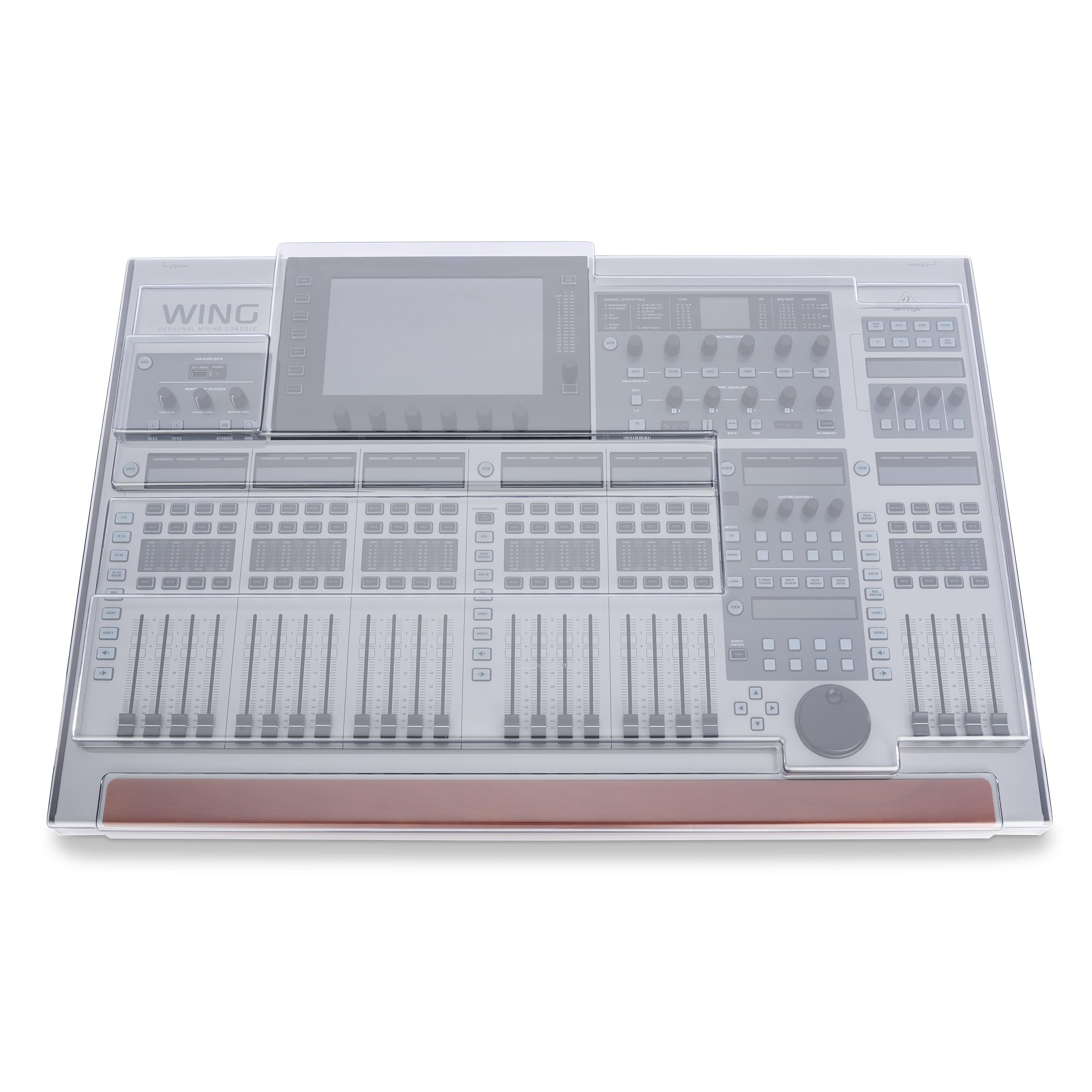 Decksaver Super Strong Polycarbonate Custom Fit Cover Compatible with Behringer Wing, Dust Cover for Travel and Everyday Protection