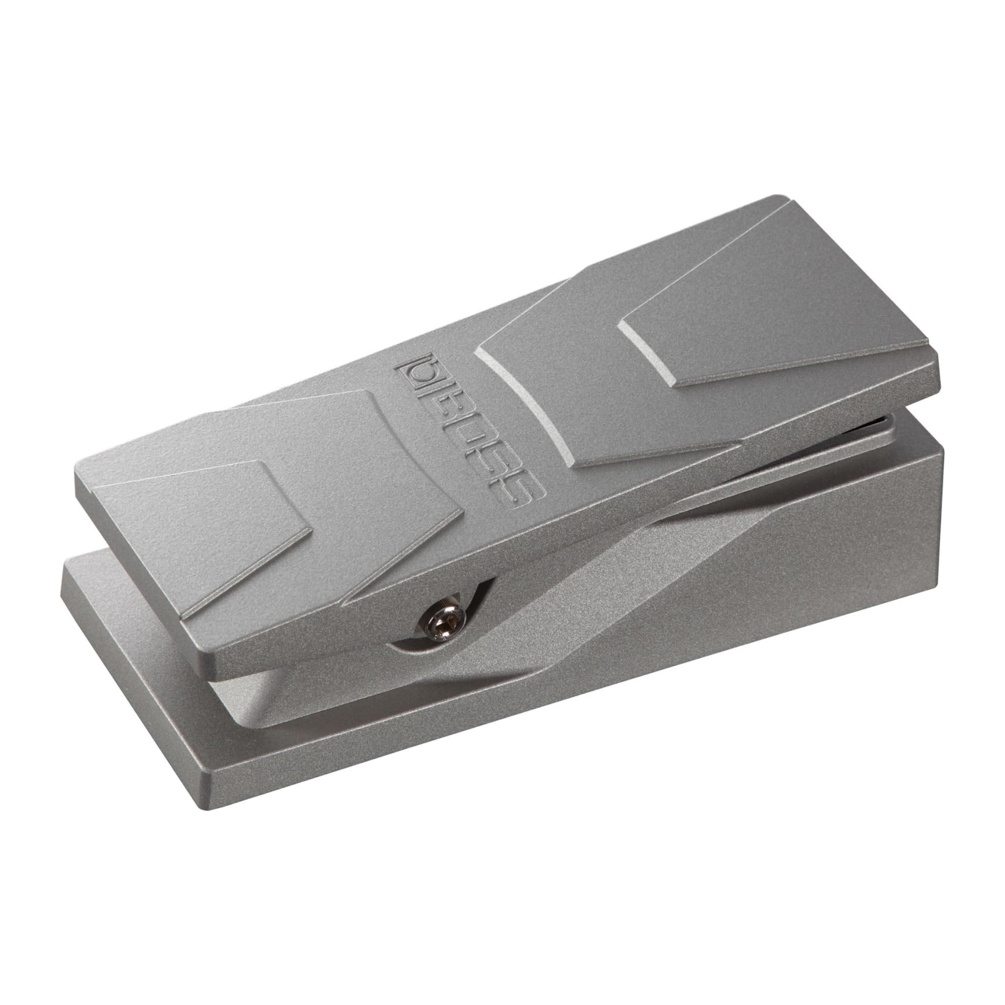 Boss FV-30H Foot Volume Pedal - Hi Z Bundle with 2x Strukture 6" Right Angle Patch Cable, 12x Guitar Picks and Instrument Polishing Cloth