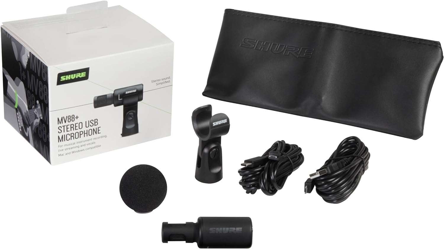 Shure MV88+ Stereo Condenser Microphone Kit