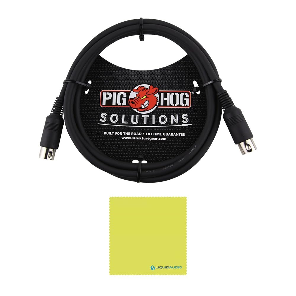 Roland K-25M MIDI Keyboard Controller Bundle with 6ft Pig Hog MIDI Cable & Polishing Cloth – 25-Key Boutique Module Dock with USB, Velocity Sensitivity & Compact 12-Inch Design