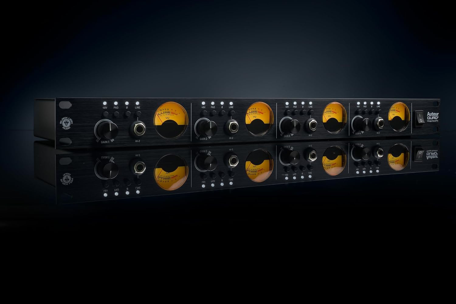 Black Lion Audio Auteur Quad2 four-channel mic preamp