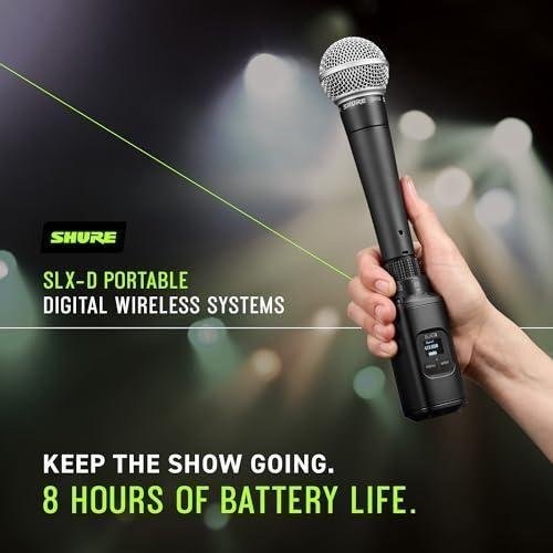 Shure SLXD15 Portable Digital Wireless Bodypack System w/ SLXD1 Bodypa
