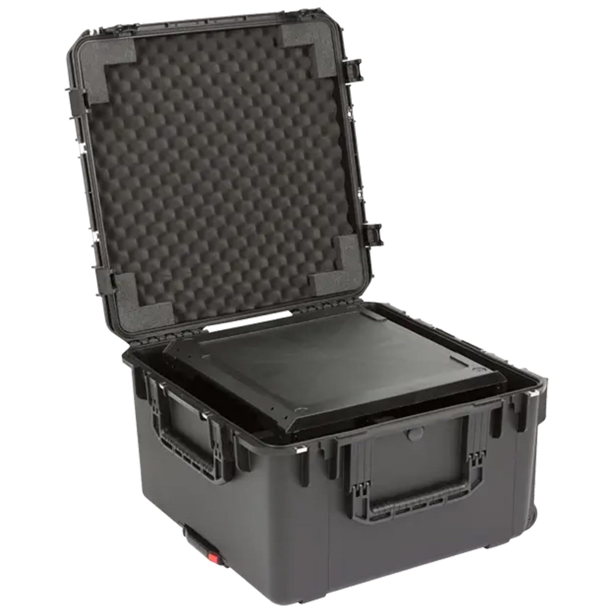 SKB iSeries 6U Fly Rack, Waterproof Polypropylene Hard Case with Durable Latches for Travel and Storage, Ideal for Musicians, 20 Inch, Black