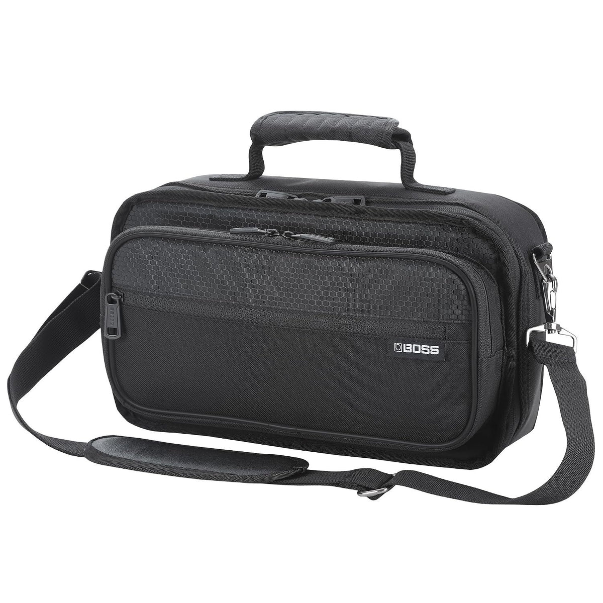 BOSS CB-BM-S | Compact Multi-Effects Case | Compatible GX-10, GT-1 & GT-1B | Lightweight & Durable | Thick Internal Padding | Adjustable Shoulder Strap | Versatile Accessory Pockets