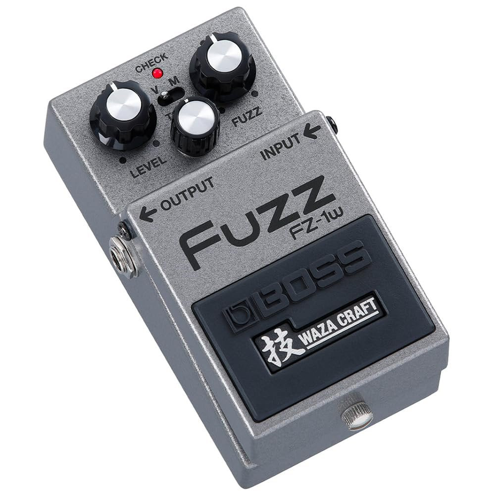 Boss FZ-1W Waza Craft Fuzz Pedal Bundle with Boss MT-2W Waza Metal Zone Distortion Pedal, 12 Guitar Picks and Polishing Cloth