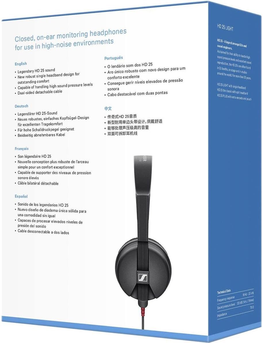 Sennheiser Mackie in-Ear Headphones & Monitors, Dual Driver (MP-220), Black, 1 (506908)