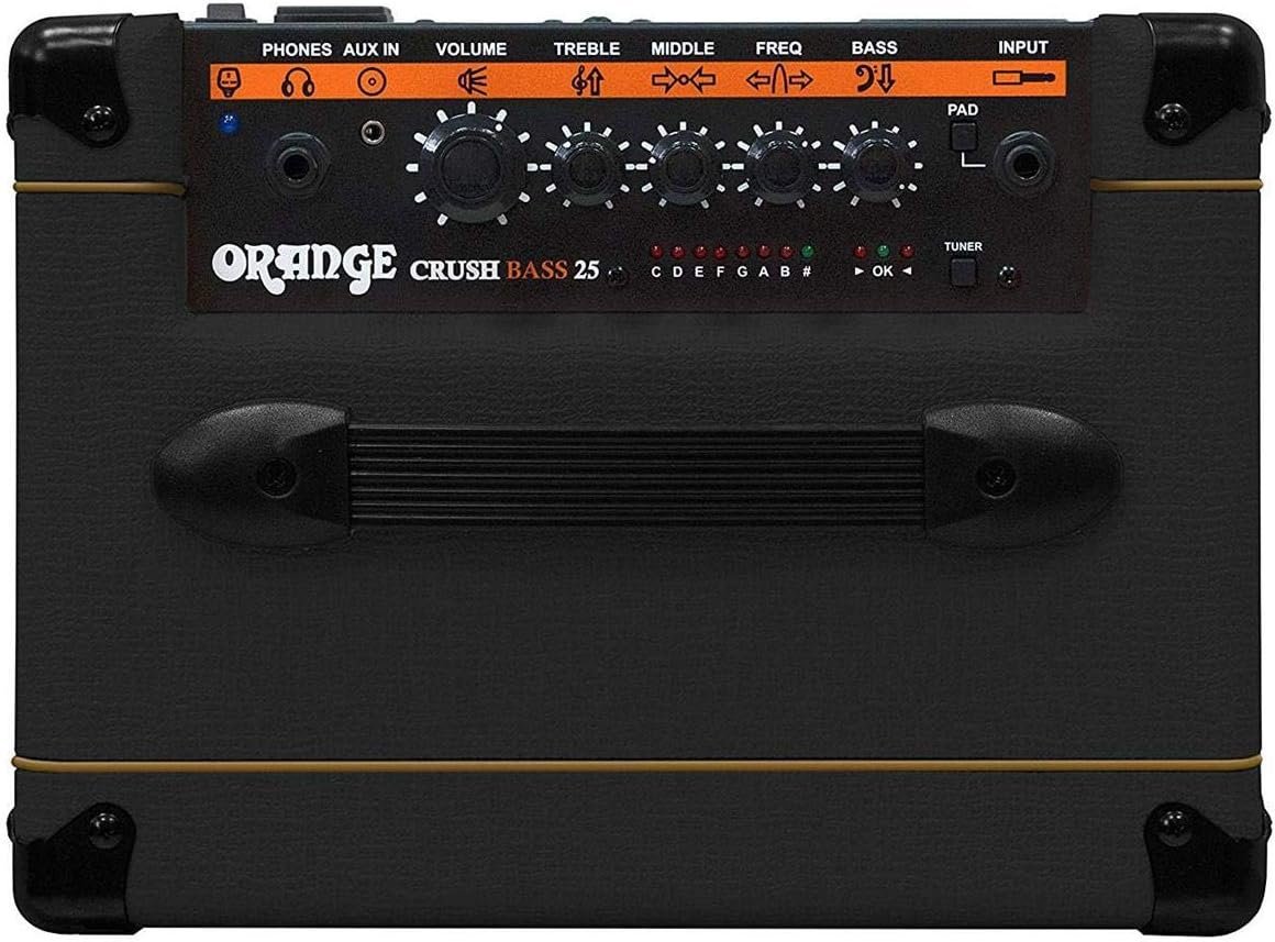 Orange Crush Bass 50 50W 12" Bass Guitar Amplifier and Speaker Combo, Black