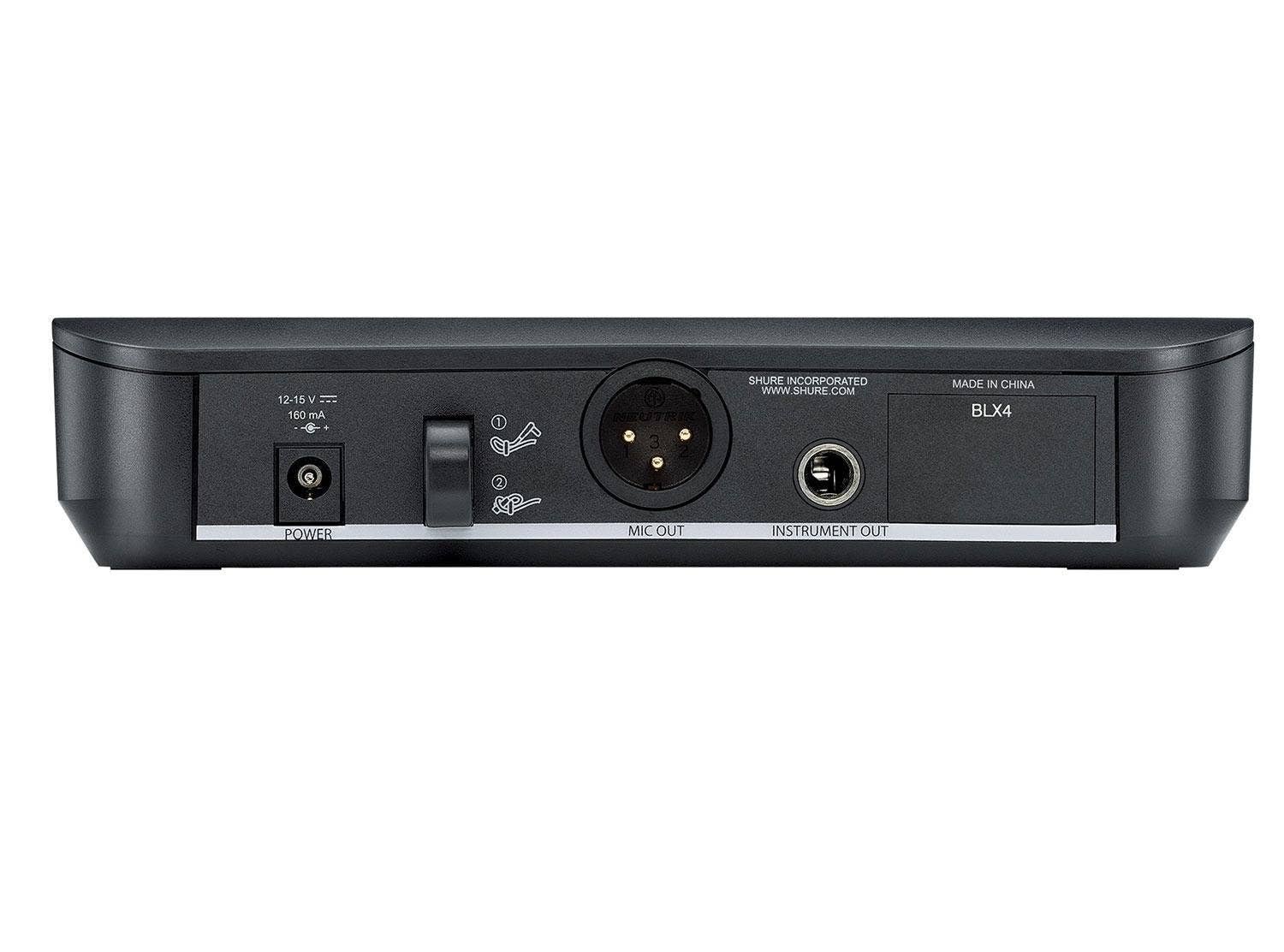 Shure BLX24/B58 Wireless Microphone System - 14-Hour Battery Life, 300 ft Range, UHF | Includes BETA 58A Handheld Vocal Mic, Single Channel Receiver | J11 Band (BLX24/B58-J11)