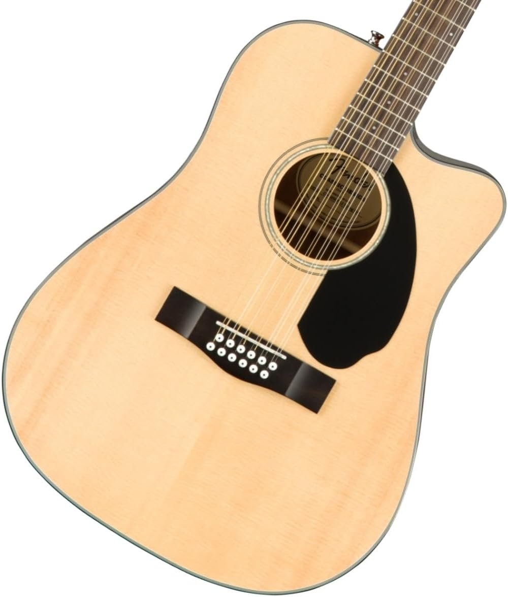Fender CD-60 Dreadnought Acoustic Guitar V3 with Case, Walnut Fingerboard, Black, 0970110206