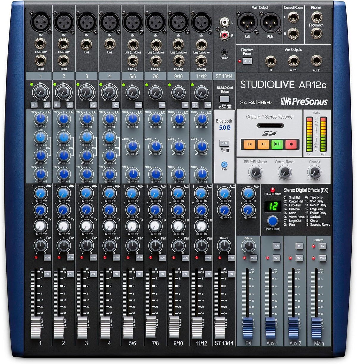 PreSonus StudioLive AR Series USB-C Hybrid Digital/Analog Performance Mixer
