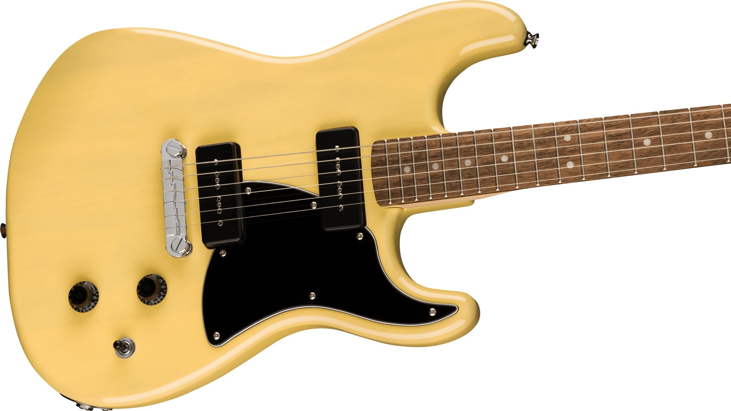 Paranormal Strat-O-Sonic, Laurel Fingerboard, Black Pickguard, Vintage Blonde