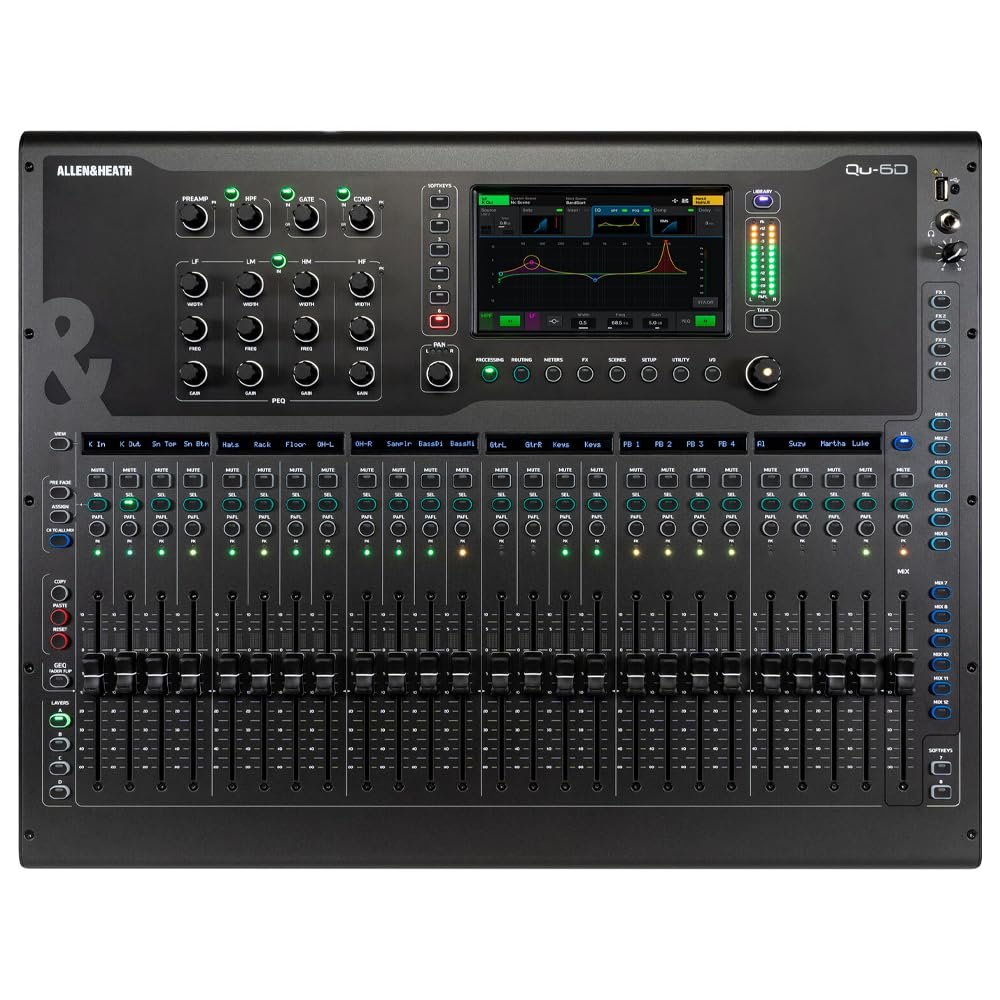 Allen & Heath Qu-6D 38-channel Digital Mixer with Dante