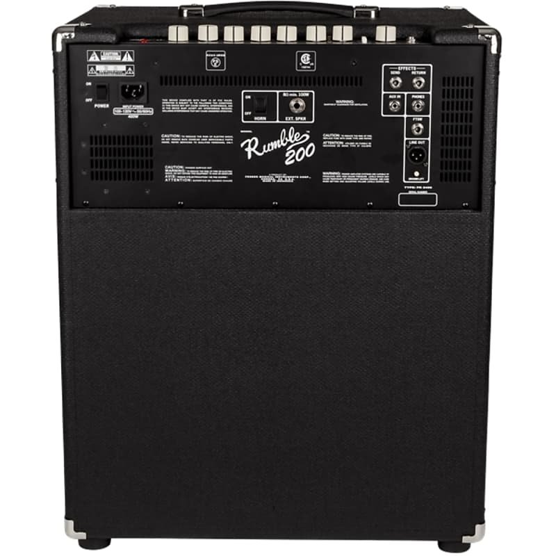 Fender Rumble™ 200 Contemporary-Digital Bass Amplifier, 120V, Black, 2370500000