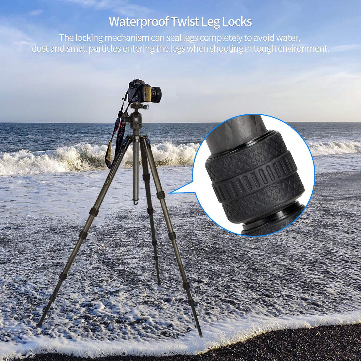 SIRUI ST Series Carbon Fiber Tripod with Triangular Center Column