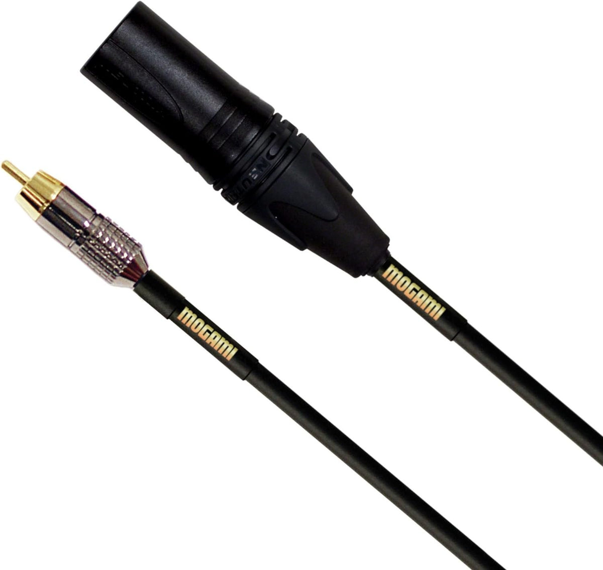 Mogami Gold XLRM-RCA Unbalanced Audio Adapter Cable – RCA Male to XLR Male