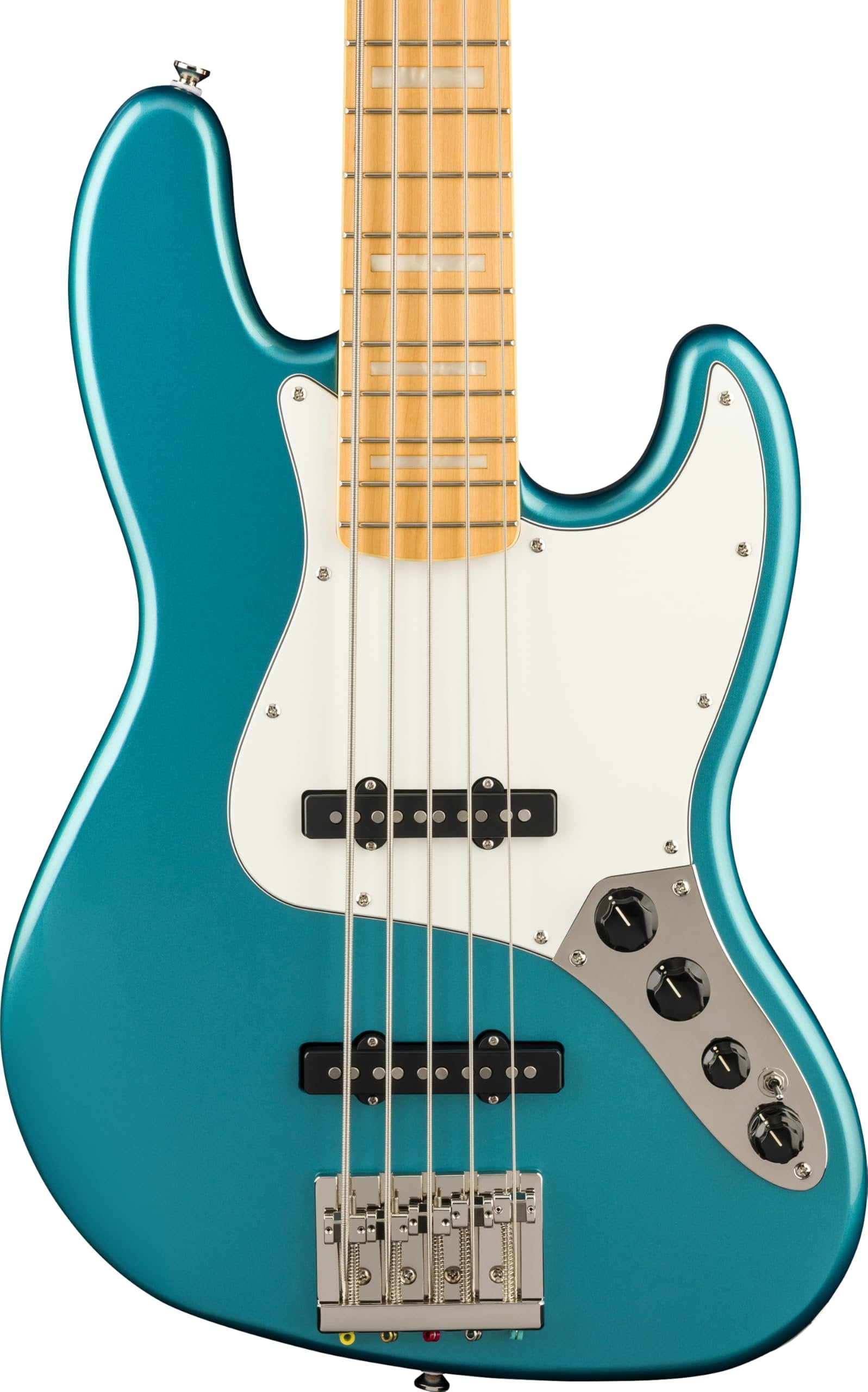 Classic Vibe Active '70s Jazz Bass, Maple Fingerboard, Parchment Pickguard, Ocean Turquoise