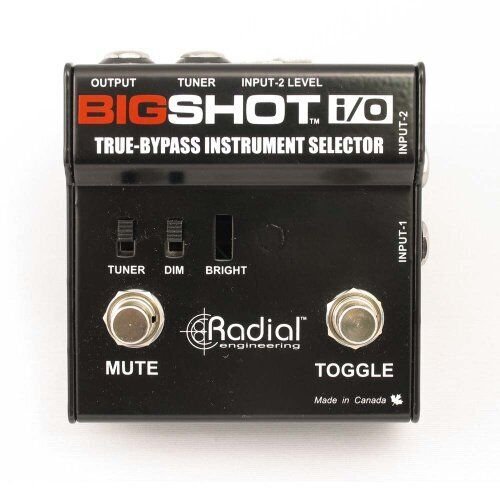 Radial BigShot I/O Instrument Selector, True Bypass Selector Switch