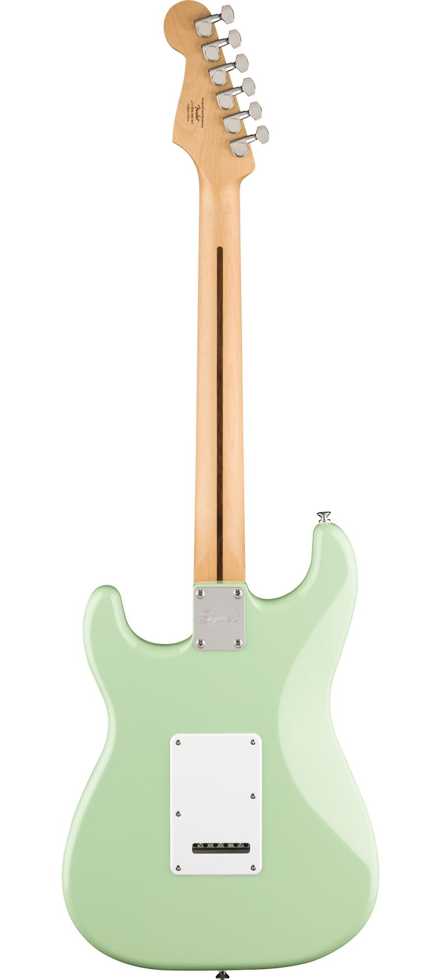 Fender Squier Sonic Stratocaster HSS Electric Guitar, Laurel Fingerboard, White Pickguard - Surf Green