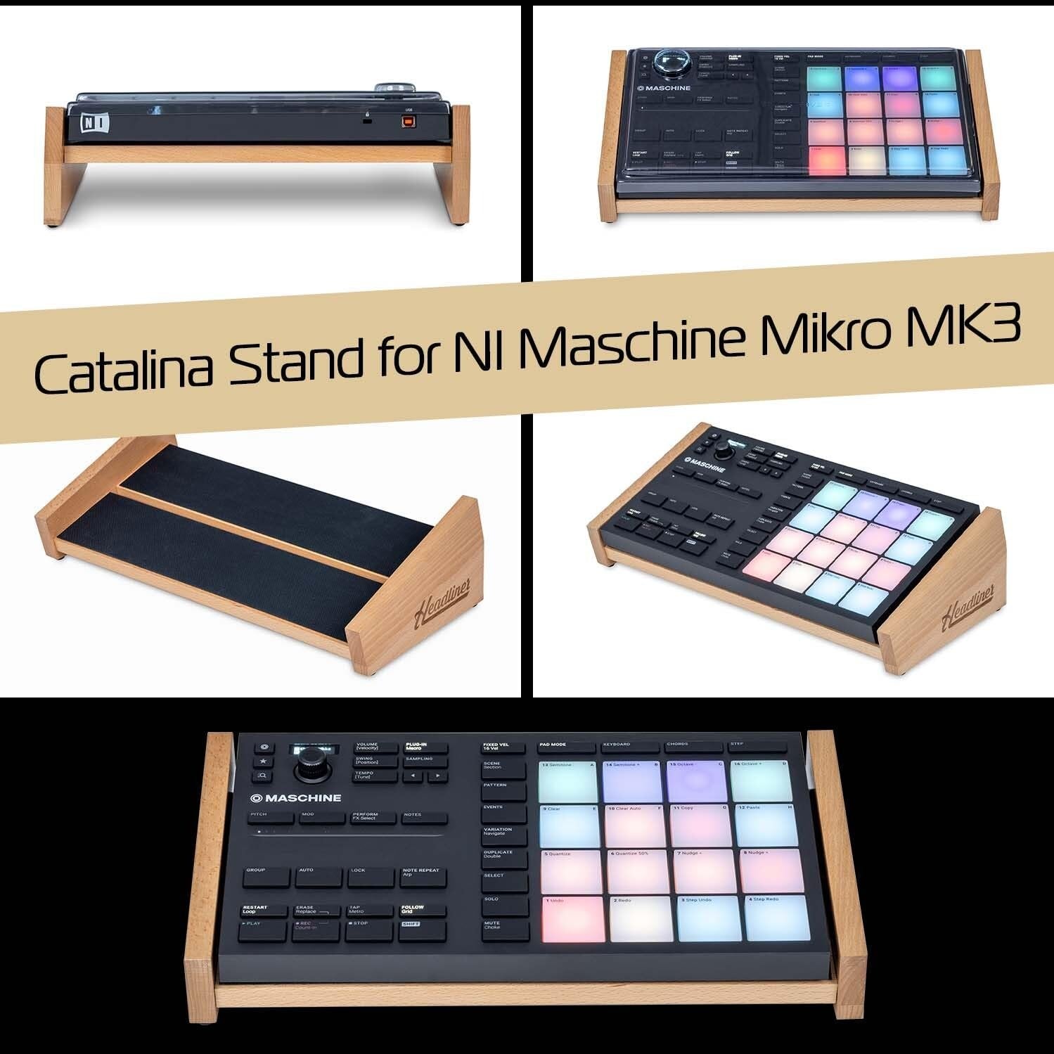 Headliner Catalina Stand Compatible with NI Maschine Mikro MK3