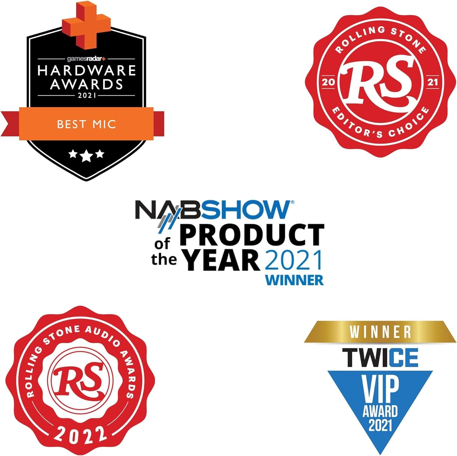 Shure MV7 USB Podcast Microphone - Silver