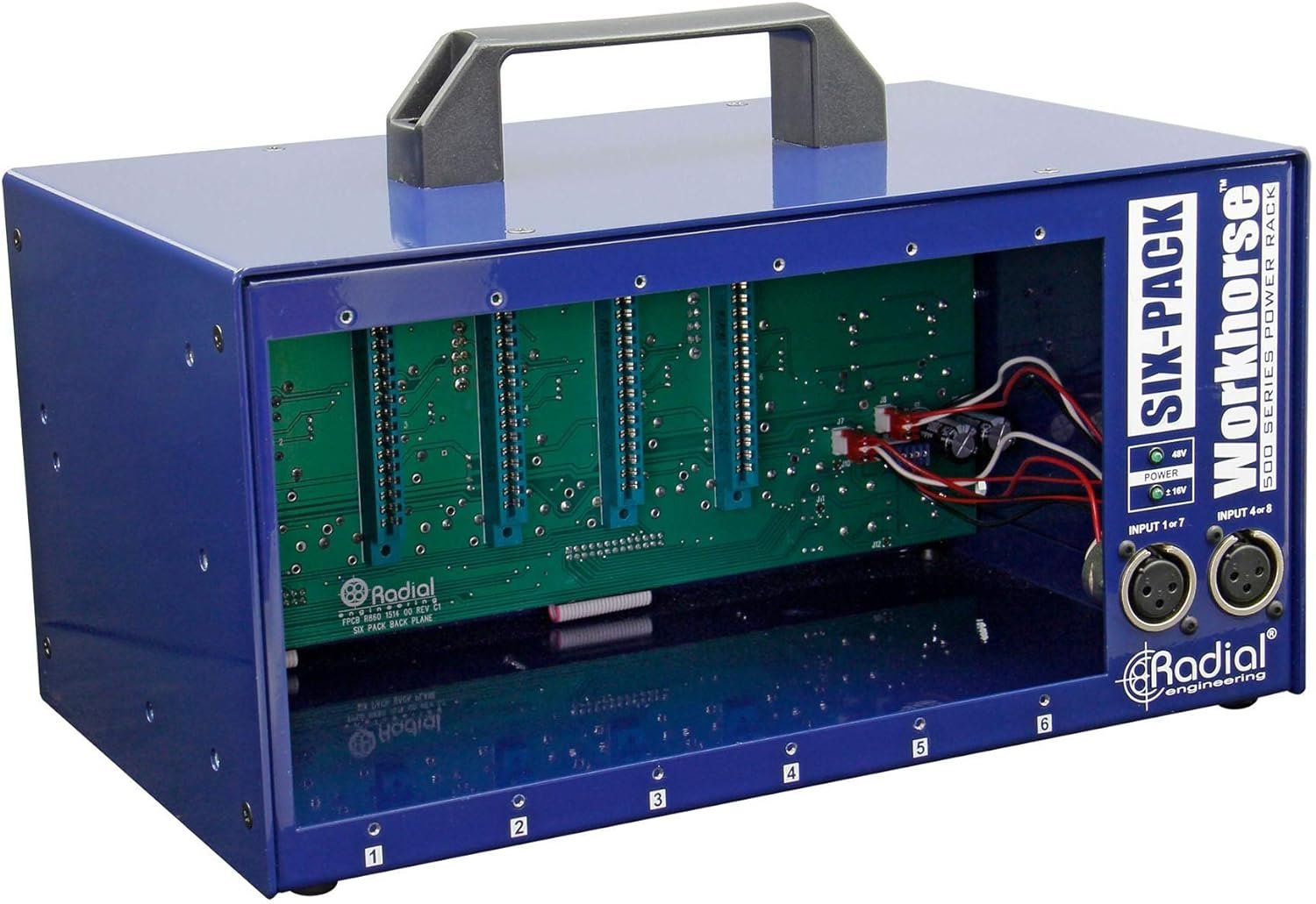 Radial Engineering Workhorse - SixPack 500 Series Desktop Rack
