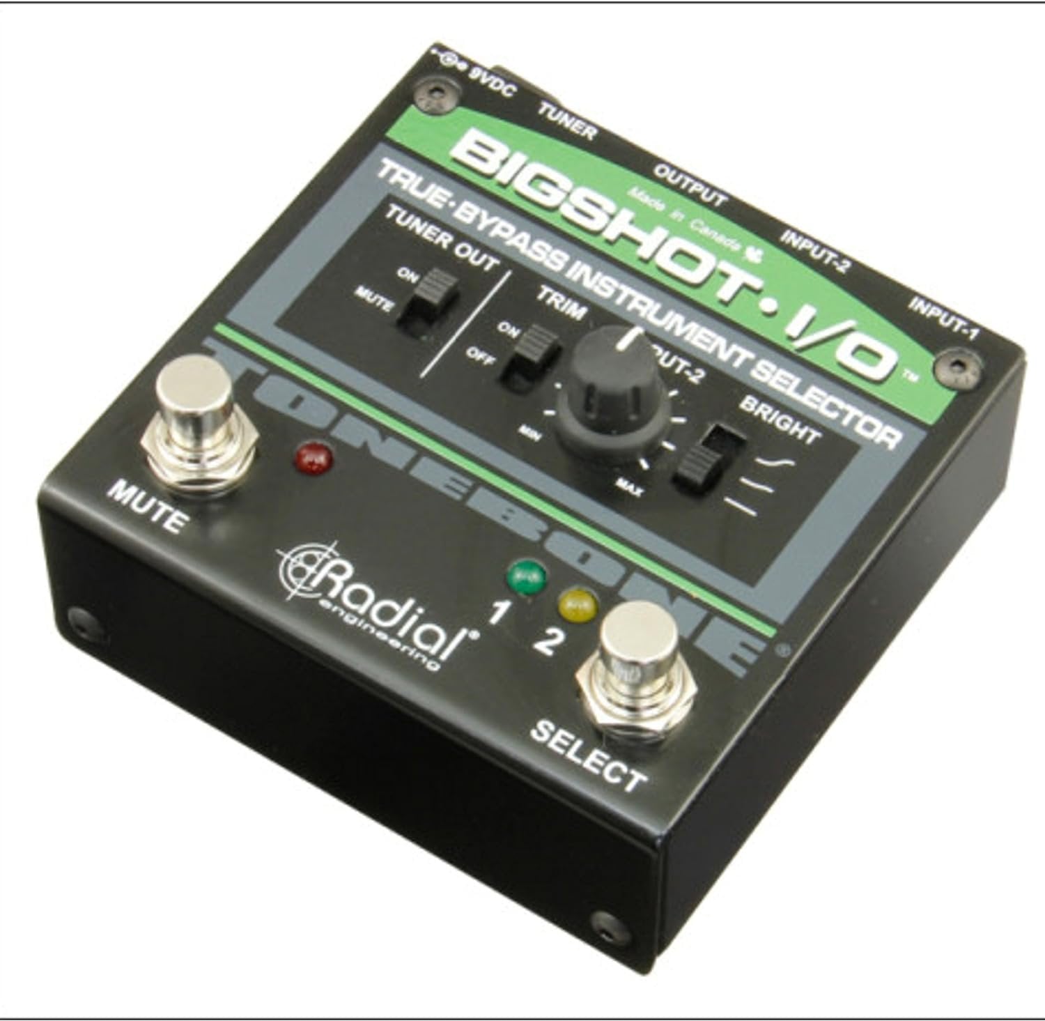 Radial Engineering Big Shot i/o True Bypass Instrument Selector Pedal