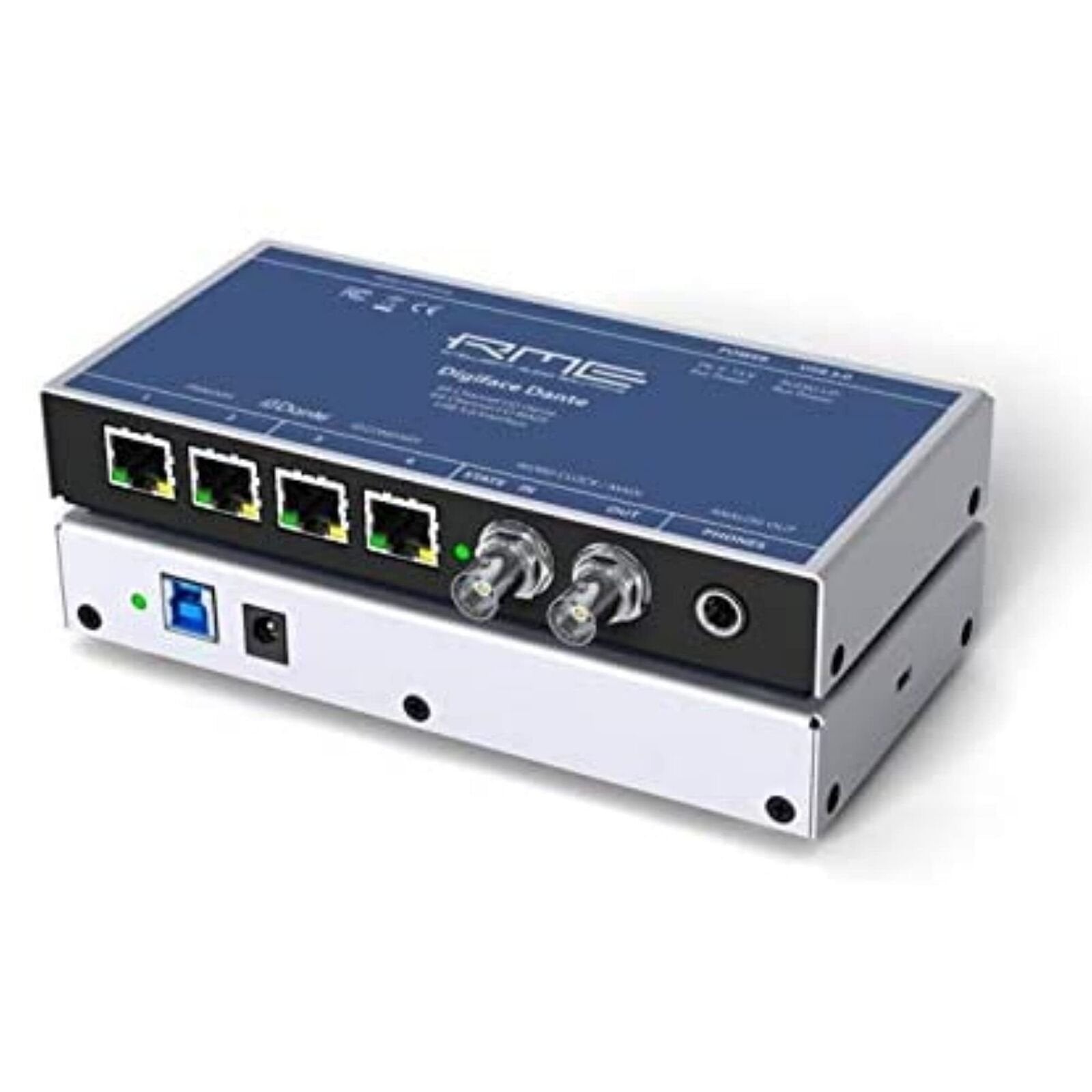RME Digiface Dante Dante/MADI/USB 3.0 Audio Interface, 128-in/128-out, 24-bit...