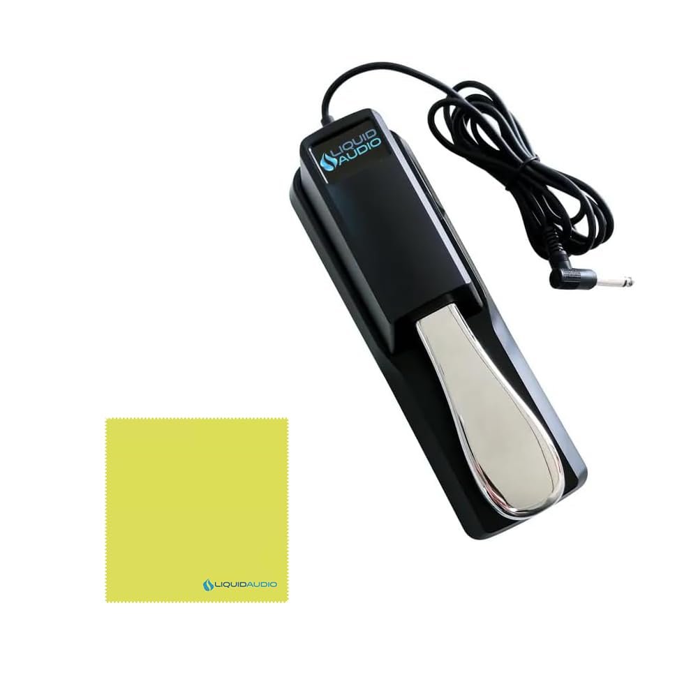 Arturia KeyLab 61 Mk3 Black Bundle with Sustain Pedal & Polishing Cloth – 61-Key USB MIDI Controller, DAW Integration, Faders, Encoders, Pads & Analog Lab Pro Software for Music Production