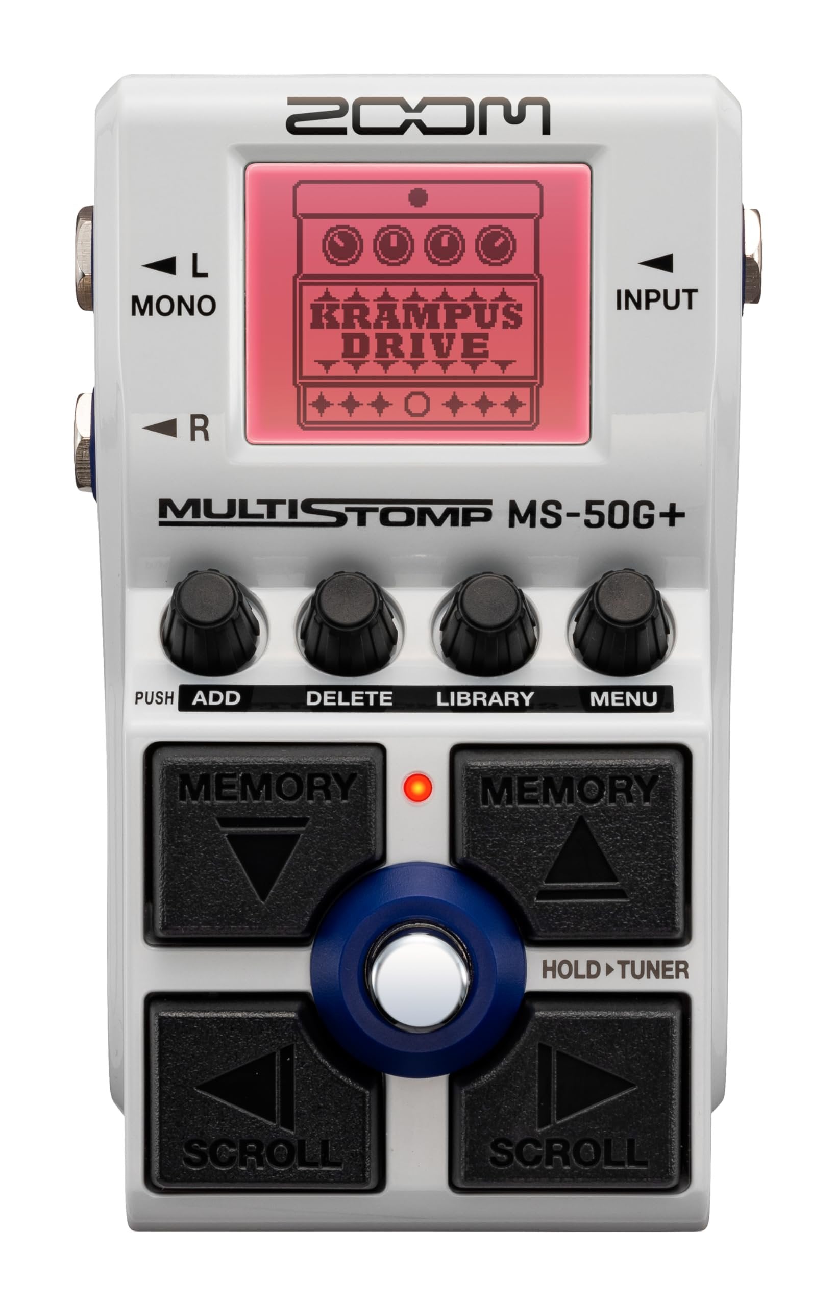 Zoom MS-50G+ MultiStomp Guitar Effects Pedal with 100 Effects, Drives, Modulation, Delay & Reverb, Stereo Outputs, Built-In Tuner, Battery Powered