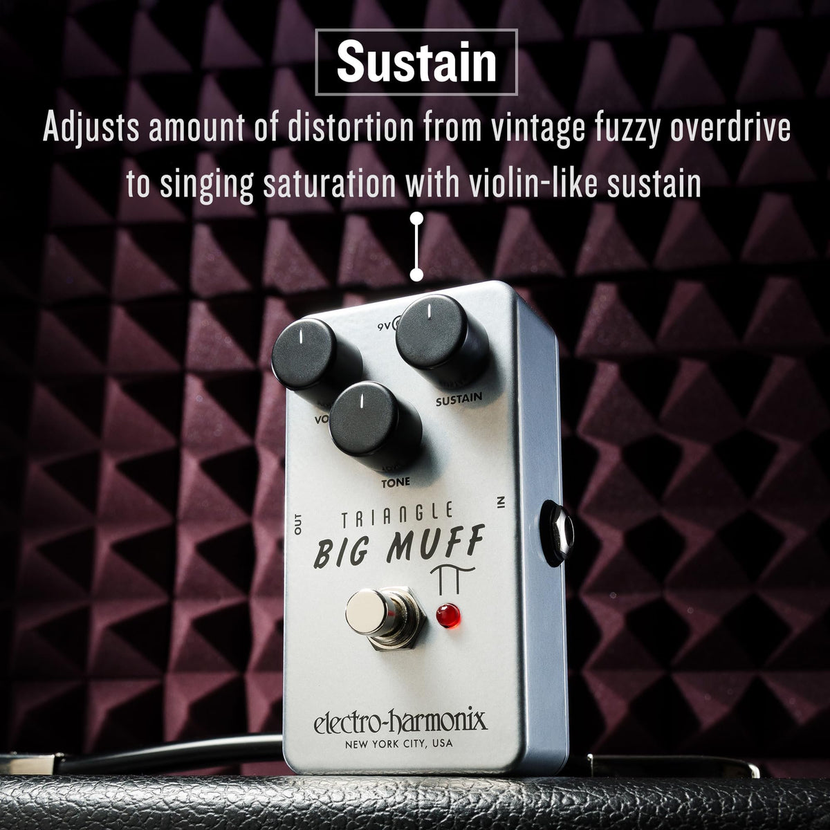 Electro-Harmonix Triangle Big Muff Pi Fuzz Pedal