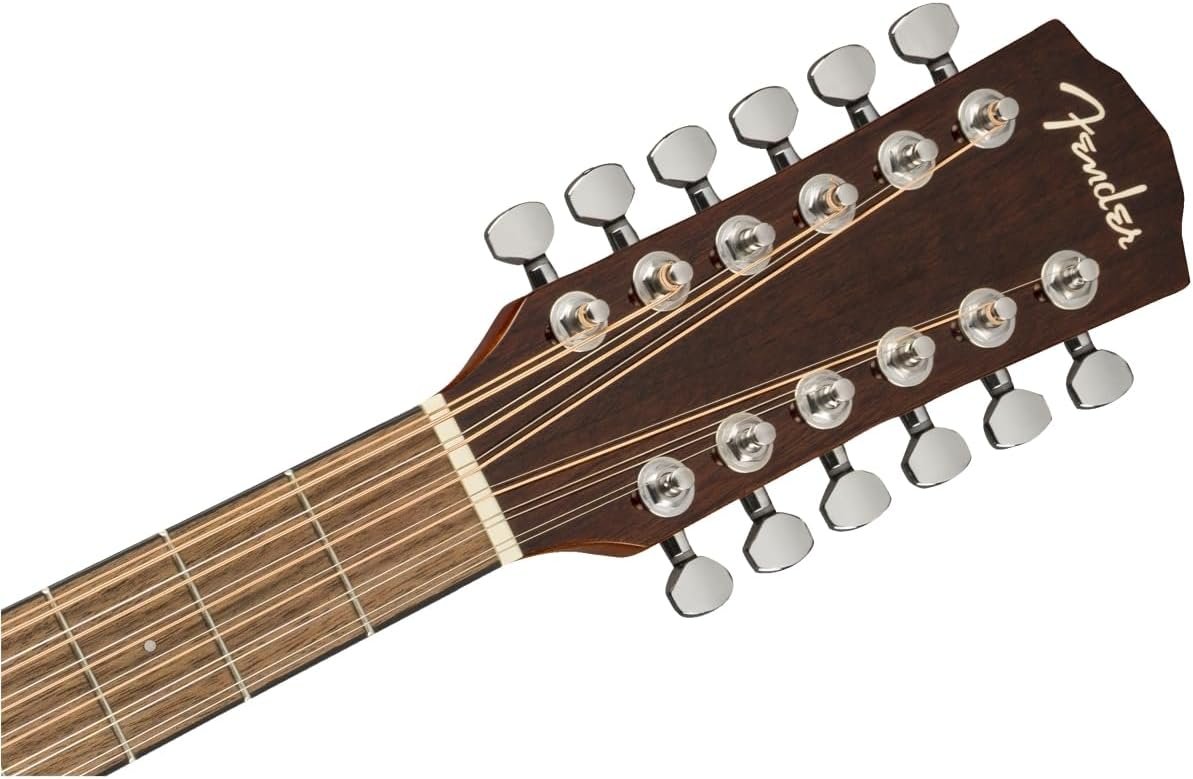 Fender CD-60 Dreadnought Acoustic Guitar V3 with Case, Walnut Fingerboard, Black, 0970110206