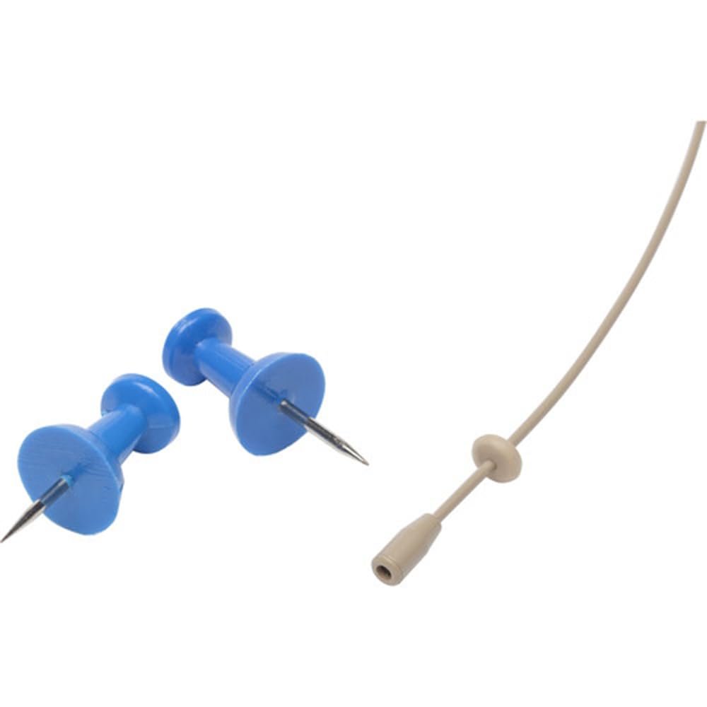 Samson SASE50TX Omnidirectional Earset Condenser Microphone Bundle with 5X Samson Windscreens & Polishing Cloth – 2.5mm Capsule, IP65-Rated, Moisture-Resistant Design (Beige)