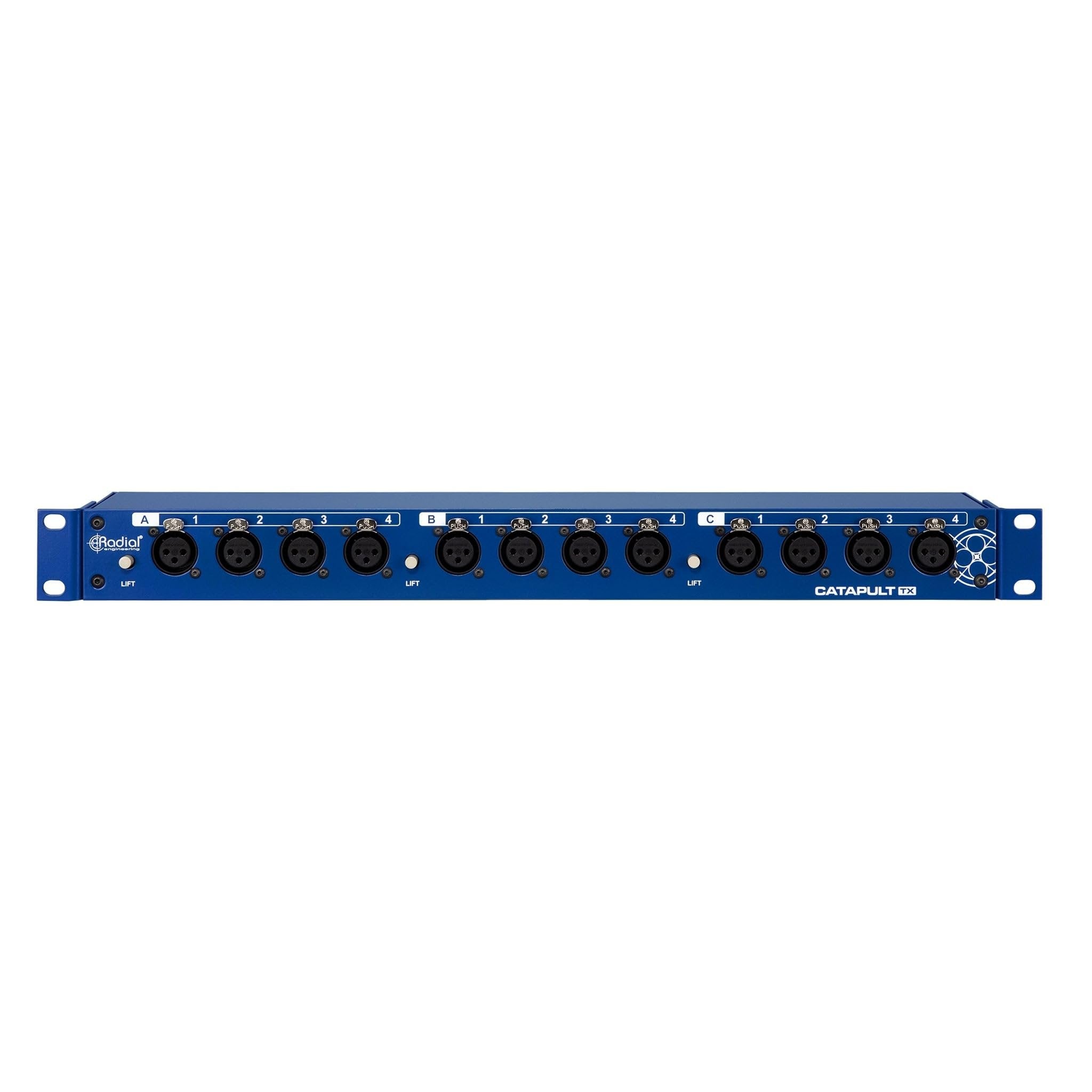 Radial Catapult Rack TX 12-channel Cat 5/6 Analog Audio Snake