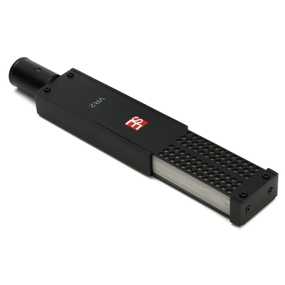 SE Electronics VR2 Voodoo Active Ribbon Microphone Bundle with 10ft Pig Hog XLR Mic Cable & Polishing Cloth – Includes Shockmount & Case, Ultra-High-Frequency Response, Smooth & Detailed Ribbon Tone