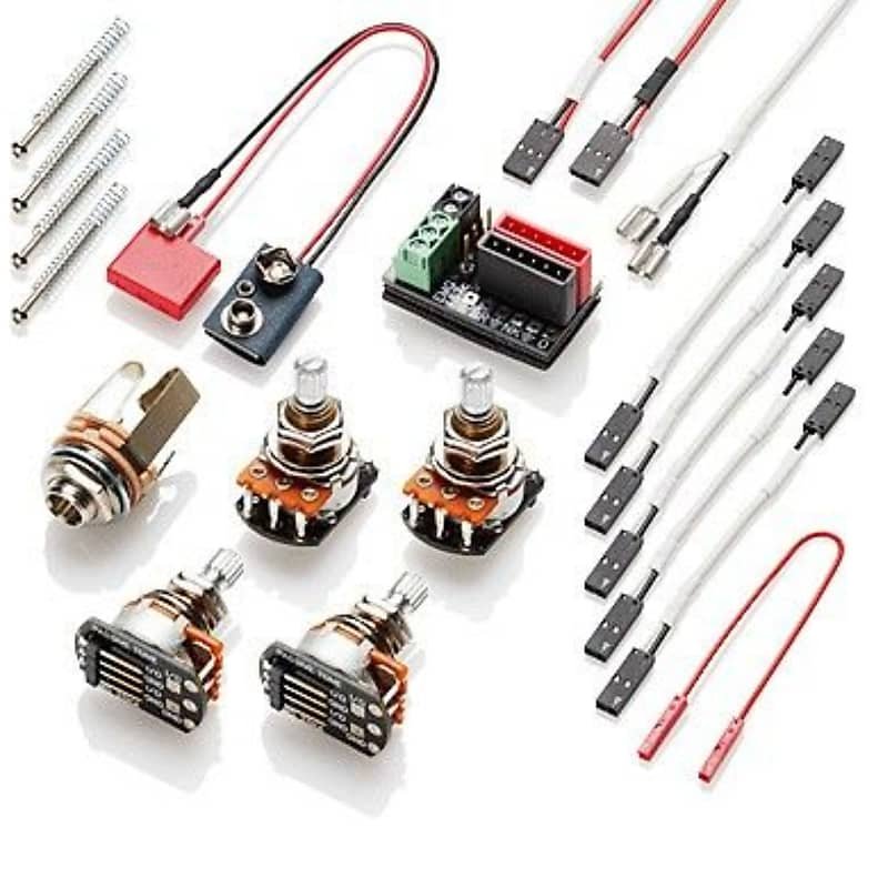 EMG 57/66 Bridge and Neck Humbucker Guitar Pickups Set, Brushed Gold