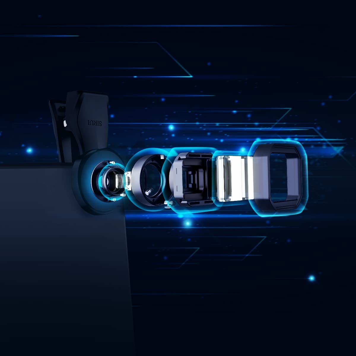 SIRUI VD-01 Anamorphic Lens 1.33x for Smartphones, Cinema Lens